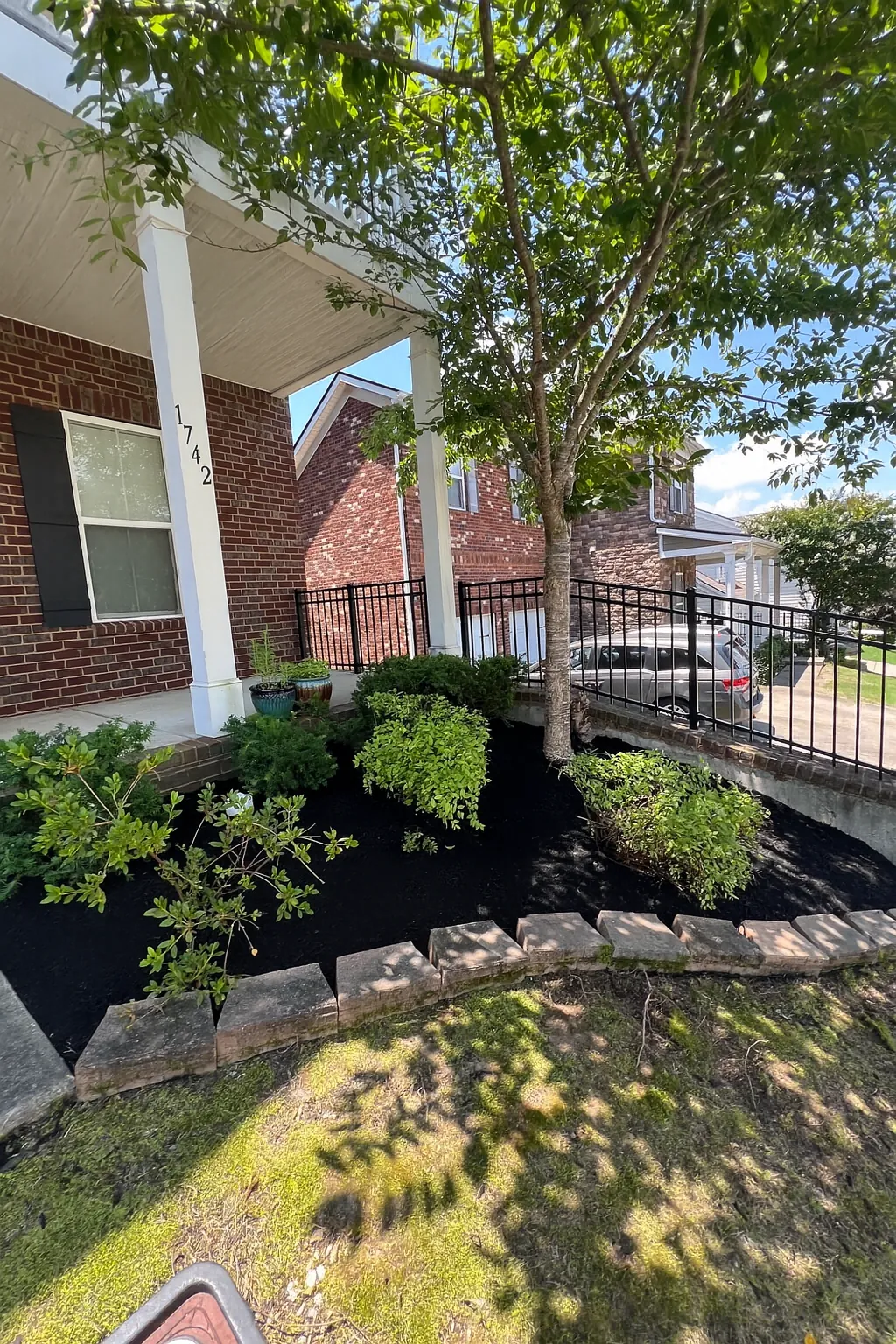 Completed outdoor project after on site landscape planning and installation in Franklin, Tennessee
